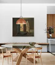 Legna Dome Shape Pendant Light Salem Oak Wood
