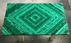 Rectangle Corner Table Top Random with Malachite Stone Coffee Table for Office