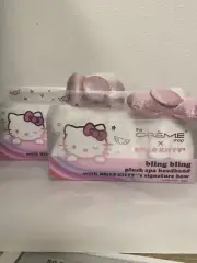 The Creme Shop X Hello Kitty Bling Bling Plush Spa Headband ( 2 PACK )
