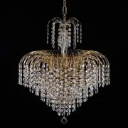 Asfour Crystal 7Lt Chandelier in Chrome or Gold