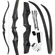 60 Inch Archery Takedown Recurve Bow for Adults/Youth 25-65Lbs Bow Alloy