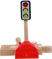 Expansion Wooden Railway Roadblock Boys and Girls' Imaginative Play Toy