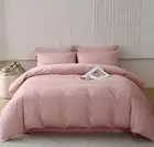 Houseri Pink Comforter Set King Blush Pink Bedding Comforter Sets King Size D...
