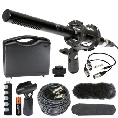 Canon PowerShot SX730 HS Digital Camera External Microphone Vidpro XM-55 Kit