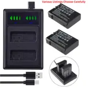 ENEL14 Battery or DUAL USB Charger for Nikon D5100 D5200 D5300 D5500 D3200 D3100