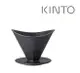 金時代書香咖啡 KINTO OCT 八角陶瓷濾杯 2人 黑色 OCT-28881-BK