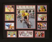 Cadel Evans Limited Edition Framed Signed Memorabilia