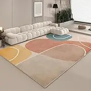 Artistic Creative Living Room Large Area Carpet Bedroom Bedside Area Carpets Color Block Pattern Home Decoration Rugs,WR1013,QD,80x160cm