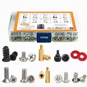 400 Pieces Computer Standoffs Spacer Screws Assortment Kit ，for Hard Drive Co...