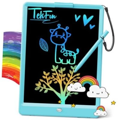 LCD Writing Tablet Doodle Boardch Colorful Drawing Tablet Writing 10in Blue