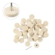 Set Polishing Pad Wheels Brushes Wool Felt Buffing Drill Grinder Flap Wheels