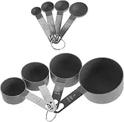 LABRIMP Stainless Steel Measuring Spoon Set 8-Piece Scoops Ideal for Cooking Baking Measure