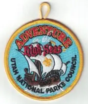 BSA UNPC Utah National Parks Council Camp Jeremiah Johnson High Seas patch