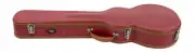 Xtreme Vinyl L.P. Case - Cherry with Brown Trim and Yellow Stitching