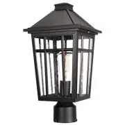 Darkaway Large Outdoor Post Lights Lamp Post Light Fixture, 17inch Waterproof...