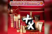 Estee Lauder Holiday Blockbuster 2024 Set 9pc Gift Set Red Train Case Makeup New