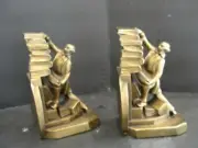 PM CRAFTSMAN BOOKENDS 6 1/8 BRONZE