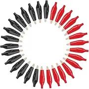 30Pcs Insulated Electrical Test Clamps Durable Alligator Clips for Automotive Electronic Applications High