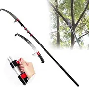 Manual Pole Saws Extendable Pruning Saw 5.4-7.2m, Long Reach Pole Pruning Saw, Extendable Tree Pole Pruner