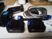 Cordless Pressure Washer 1200PSI Portable Washer with 2 Rechargeable Batteries