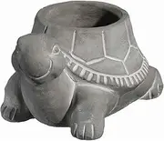 Classic Home and Garden 9/3452/1 Cement Buddies Turtle Planter, Large Natural