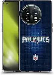 Head Case Designs Officially Licensed NFL LED New England Patriots Artwork Soft Gel Case Compatible with OnePlus 11 5G