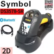 Symbol Motorola DS3578-SR Wireless USB 2D Handheld Barcode Scanner Cable Cradle