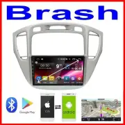 for TOYOTA KLUGER 2003-2006 GPS APPLE CARPLAY ANDROID AUTO ODB DAB TPMS DVR a