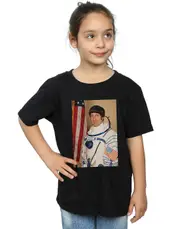 Absolute Cult The Big Bang Theory Girls Howard Wolowitz Rocket Man T-Shirt Black 7-8 Years