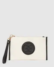 Multi Colour Brook Logo Wristlet Purse