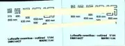 Mark I Decals 1/144 German World War II TAIL MARKINGS OUTLINED