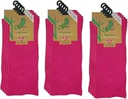 [Sox by Angus] Bamboo Plain Loose Top Socks - NO Seam Bulk Buy