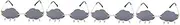 [LIFKOME] 2 Pairs Cloud Sunglasses Cloud Tear Sunglasses Fashion Sunglasses for Women Fashion Sunglasses Women Sunglasses Novelty Party Glasses Chain Woman Heart-shaped Sweatshirt Red
