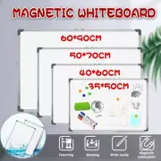 Portable Magnetic Home and Office Board Whiteboard 4 Sizes Marker Eraser Button