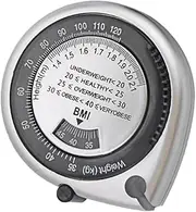 Bmi Tape Measure Fat Measurement Device Clothing Measuring Tape Waist Measure Tapes Scales for Body Weight Tape Measure Calculating Mini Measurement Tape PVC Silver