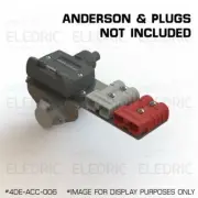 Anderson Plug 50 Amp Flat 7 Pin Trailer Socket Mount Bracket Reverse Camera - 06