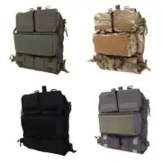 Tactical Zipper Back Panel 2 Mag Pouches Storage Bag For XPC 2.0 Tactical Vest