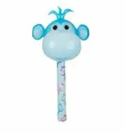 36" Light Blue Monkey Lollipop Inflatable Baby Inflate Blow Toy Party Decoration