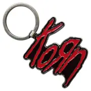 Korn Red Band Logo Keyring Keychain
