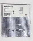 Ikea BERGMUND Cover bar stool backrest, rommele dark blue/white 804.862.48 - NEW