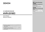 Denon AVR-2310CI Receiver Amplifier Owners Manual