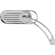 Arlen Ness Die-Cast Mirrors Chrome Slig-Shot Grooved 13-040