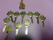 1 EVEREST SCHLAGE S123 KNOB,DEADLOCK LOCK WITH 10 KEYS LOCKSMITH