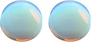 [Bloomfall] Gauge Opal Ear Plugs Piercing Jewelry Set Double Flare Saddle Stretching Gages Tunnels Expander 5mm-25mm