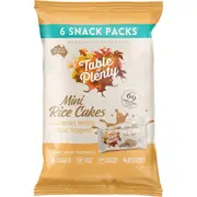 Table Of Plenty Mini Rice Cakes Snack Packs Caramel White Choc 6 pack