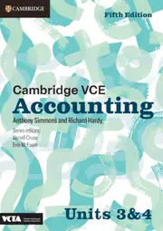 Cambridge VCE Accounting Units 3&4 Print Bundle