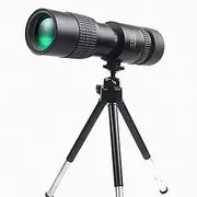 High Power Telescopes 4K 10-300X40mm Super Telephoto Zoom Monocular Telescope for Bird Watching//Camping/Hiking/Travel/Live Conce