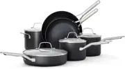 ® Hard-Anodized Nonstick 10-Piece Cookware Set