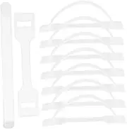 TIDTALEO 100sets Handles for Cardboard Box Replacement Easy Install Carrying Accessory for Shipping Boxes and Moving and Practical Design