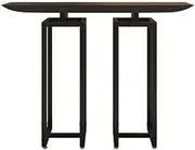 Entryway Table Console Table Bookshelf Cabinet for Hallway Entryway Foyer Living Room Space Saving Hallway Table(X-Large)